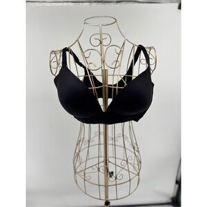 Aerie real sunnie wireless bra black size 36C